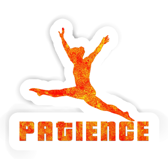 Autocollant Patience Gymnaste Laptop Autocollant Patience Gymnaste Laptop Image
