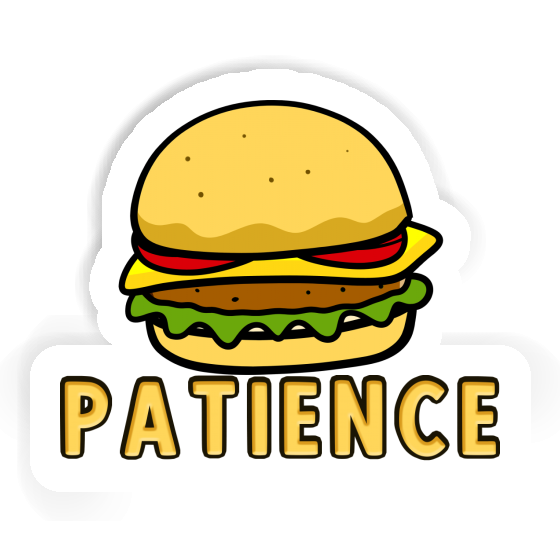Patience Sticker Beefburger Patience Sticker Beefburger Image