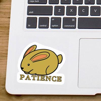 Patience Sticker Rabbit Laptop Patience Sticker Rabbit Laptop Image