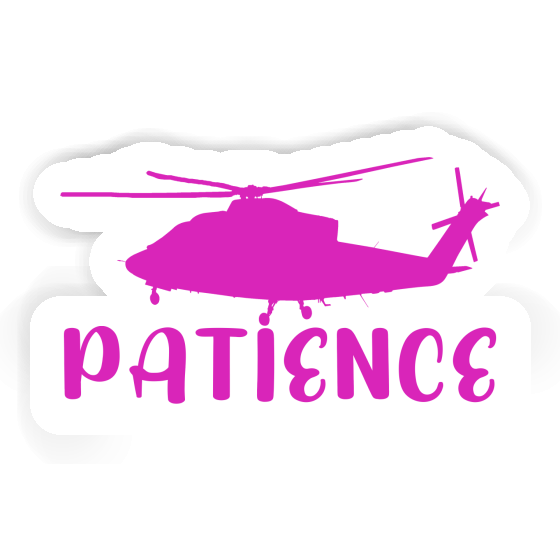 Autocollant Patience Hélicoptère Autocollant Patience Hélicoptère Image