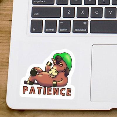 Sticker Lying horse Patience Notebook Sticker Lying horse Patience Notebook Image
