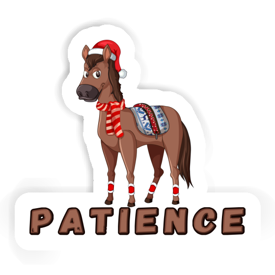 Christmas Horse Sticker Patience Notebook Christmas Horse Sticker Patience Notebook Image