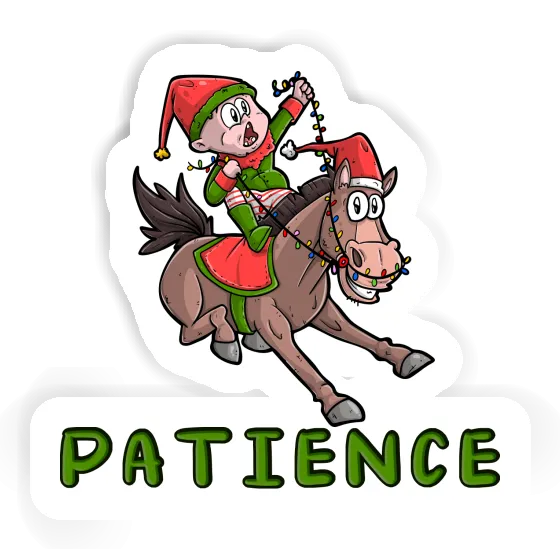 Sticker Christmas Horse Patience Notebook Sticker Christmas Horse Patience Notebook Image