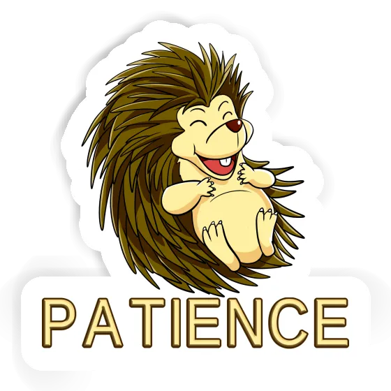 Sticker Hedgehog Patience Laptop Sticker Hedgehog Patience Laptop Image