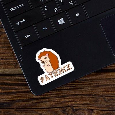Hedgehog Sticker Patience Notebook Image