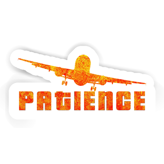 Autocollant Avion Patience Image