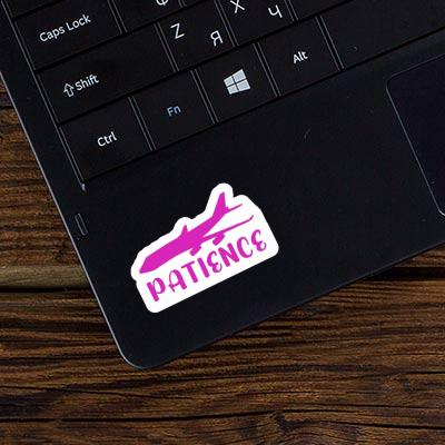 Sticker Jumbo-Jet Patience Notebook Image