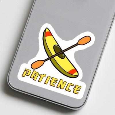 Patience Sticker Canoe Notebook Patience Sticker Canoe Gift package Image