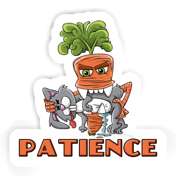 Patience Aufkleber Monster-Karotte Patience Aufkleber Monster-Karotte Image