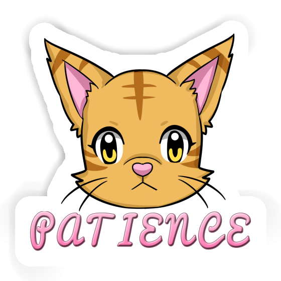 Autocollant Patience Chat Notebook Autocollant Patience Chat Gift package Image