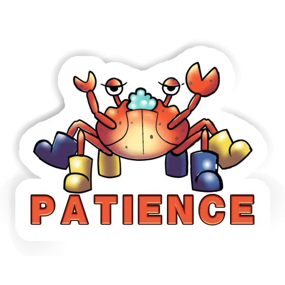 Sticker Krabbe Patience Laptop Sticker Krabbe Patience Laptop Image