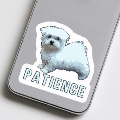 Autocollant Chien Patience Notebook Image