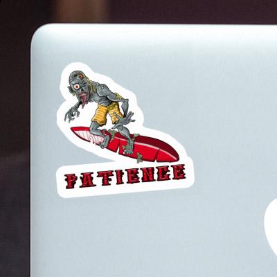 Surfeur Autocollant Patience Laptop Surfeur Autocollant Patience Laptop Image