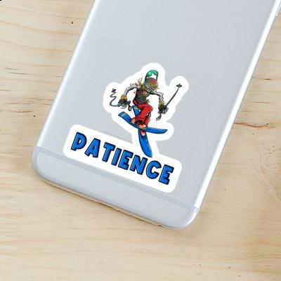 Sticker Skier Patience Notebook Sticker Skier Patience Notebook Image