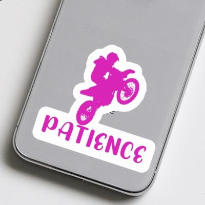 Patience Autocollant Motocrossiste Laptop Patience Autocollant Motocrossiste Laptop Image