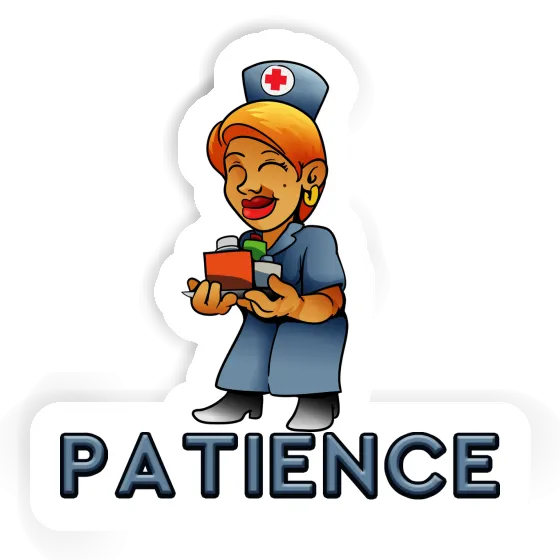 Patience Autocollant Infirmière Patience Autocollant Infirmière Image