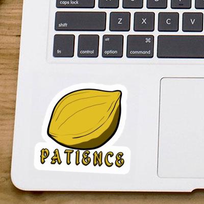 Patience Aufkleber Nuss Image