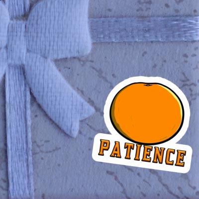 Orange Autocollant Patience Orange Autocollant Patience Image