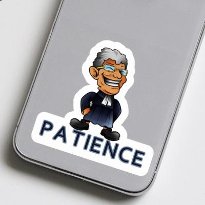 Sticker Patience Pastor Notebook Image