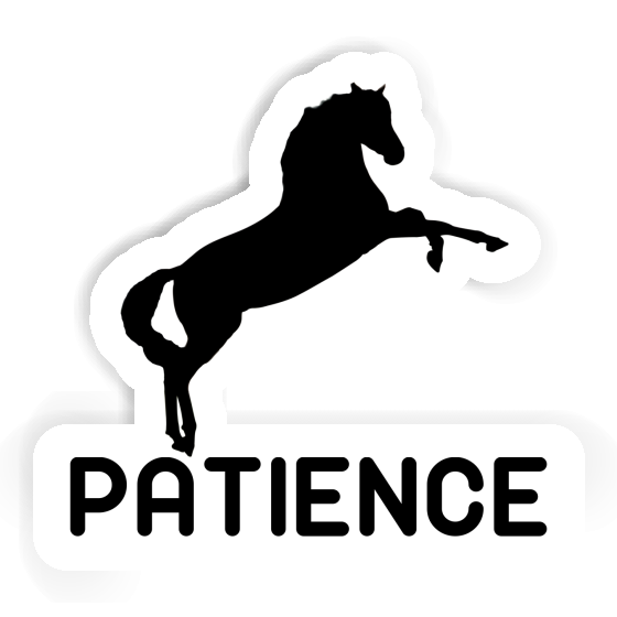 Patience Sticker Horse Patience Sticker Horse Image