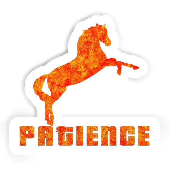 Sticker Patience Horse Laptop Sticker Patience Horse Laptop Image