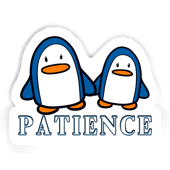 Patience Sticker Penguin Notebook Patience Sticker Penguin Gift package Image