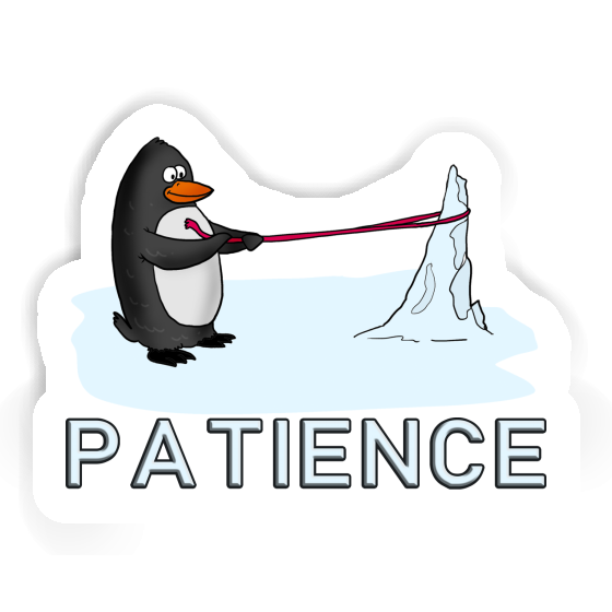 Aufkleber Patience Pinguin Notebook Aufkleber Patience Pinguin Gift package Image