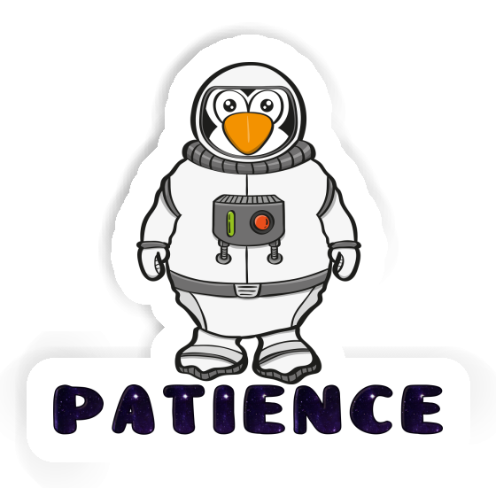 Sticker Patience Astronaut Notebook Sticker Patience Astronaut Gift package Image