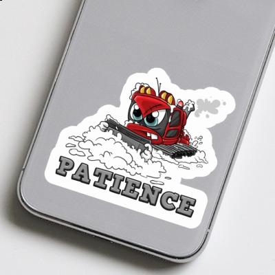 Pistenfahrzeug Aufkleber Patience Pistenfahrzeug Aufkleber Patience Image
