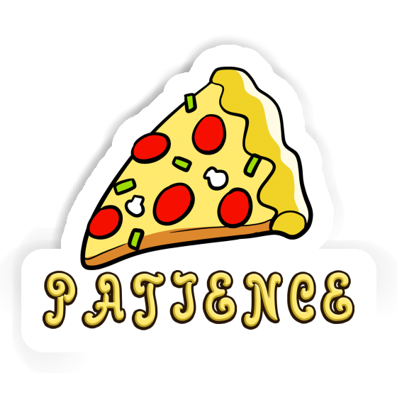Sticker Patience Pizza Notebook Sticker Patience Pizza Gift package Image