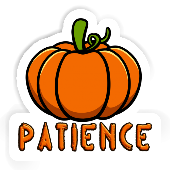 Sticker Patience Pumpkin Notebook Sticker Patience Pumpkin Gift package Image
