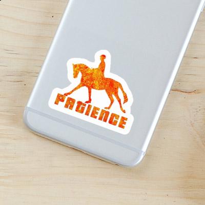 Patience Sticker Horse Rider Notebook Patience Sticker Horse Rider Notebook Image