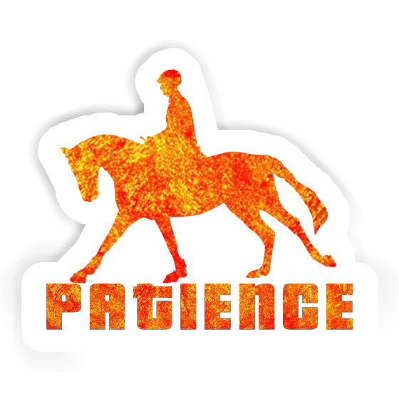 Patience Sticker Horse Rider Notebook Patience Sticker Horse Rider Gift package Image