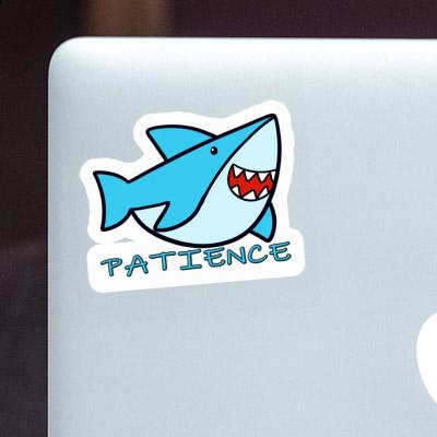 Shark Sticker Patience Laptop Image