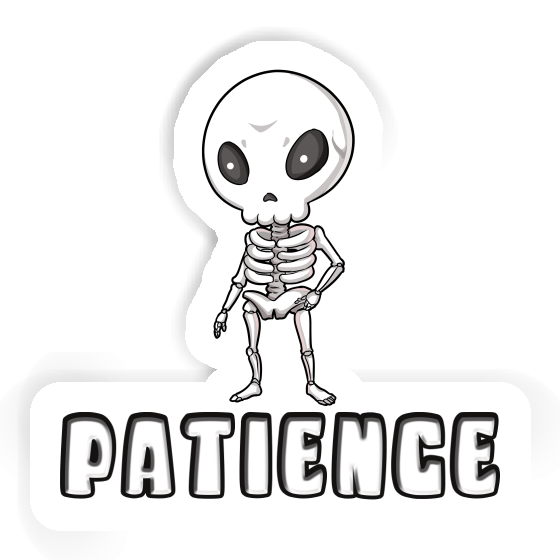 Patience Sticker Alien Laptop Patience Sticker Alien Laptop Image
