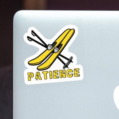 Aufkleber Patience Ski Laptop Image