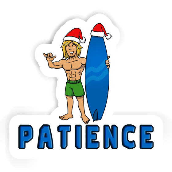 Patience Autocollant Surfeur Laptop Patience Autocollant Surfeur Laptop Image