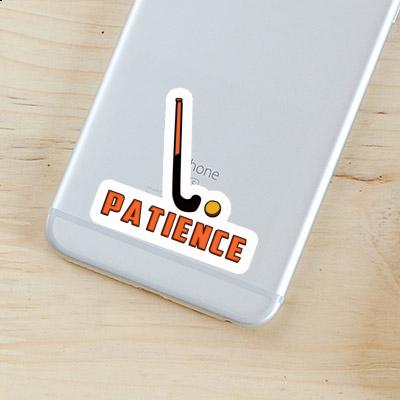 Unihockeyschläger Aufkleber Patience Image