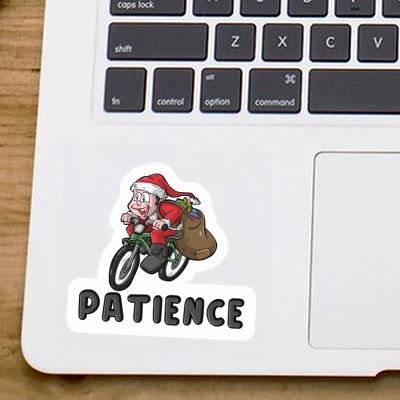 Patience Sticker Bicycle Rider Laptop Patience Sticker Bicycle Rider Laptop Image
