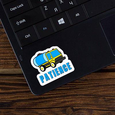 Water Truck Sticker Patience Laptop Water Truck Sticker Patience Laptop Image