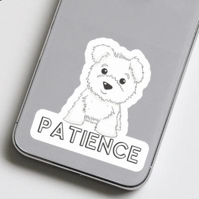 Autocollant Westie Patience Laptop Autocollant Westie Patience Laptop Image