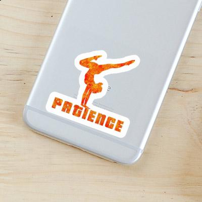 Sticker Patience Yoga Woman Laptop Sticker Patience Yoga Woman Laptop Image