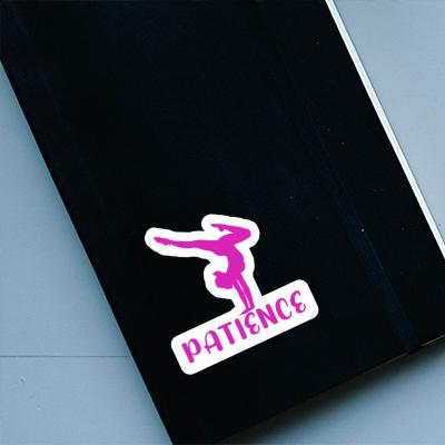 Patience Sticker Yoga Woman Patience Sticker Yoga Woman Image