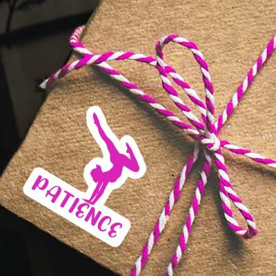 Patience Sticker Yoga Woman Notebook Patience Sticker Yoga Woman Notebook Image