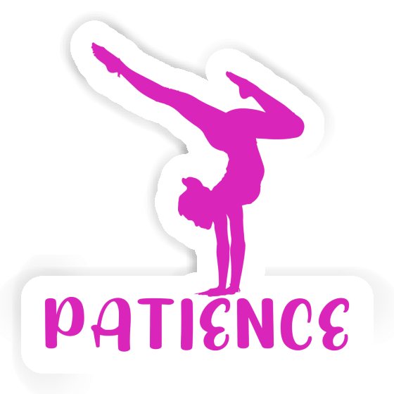 Patience Sticker Yoga Woman Notebook Patience Sticker Yoga Woman Gift package Image