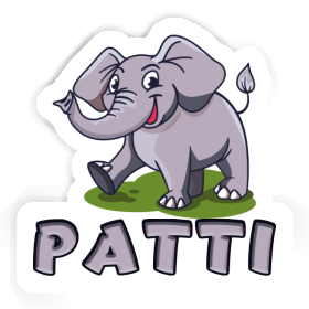 Sticker Patti Elephant Image