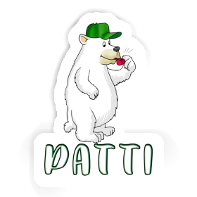 Bear Sticker Patti Image