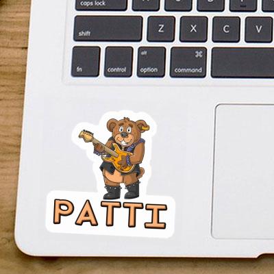 Guitarist Sticker Patti Notebook Guitarist Sticker Patti Gift package Image