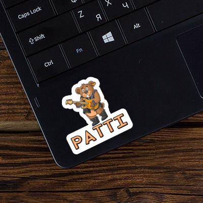 Guitarist Sticker Patti Image