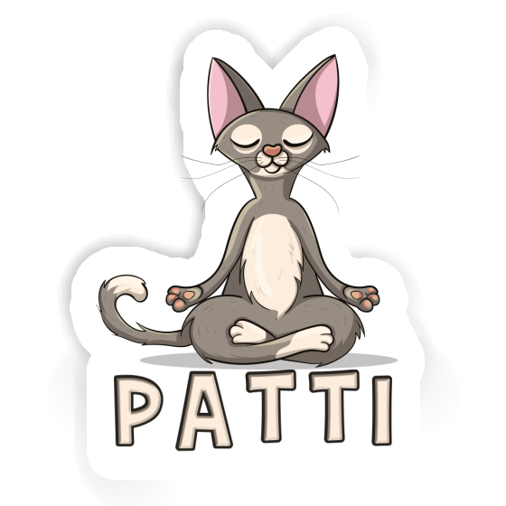 Yoga Cat Sticker Patti Notebook Yoga Cat Sticker Patti Gift package Image